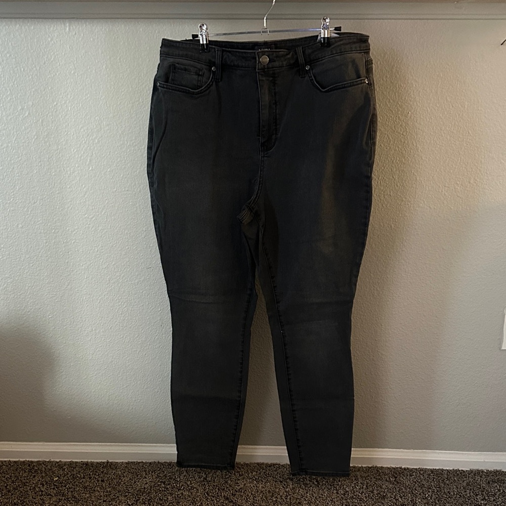NYDJ Classic Black Skinny Jeans for Women Ami Skinny High Rise 16